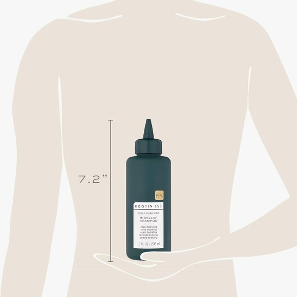Kristin Ess Hair Scalp Purifying Micellar Shampoo for Deep Cleansing, 10oz New - Picture 3 of 4